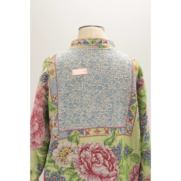 Vintage Sugar Street Weavers Womens Size Medium Floral Tapestry Jacket Button Up - Picture 3 of 13